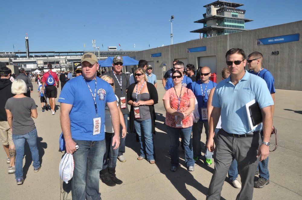 Troops to the Track: Indiana National Guard Soldiers get VIP treatment