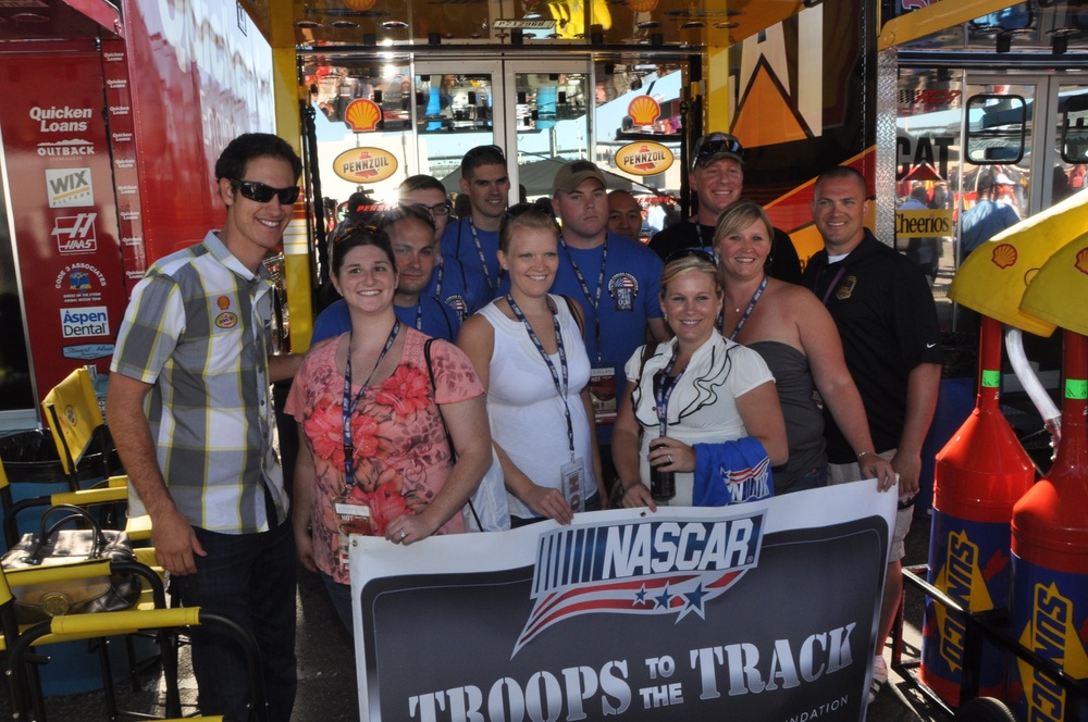 Troops to the Track: Indiana National Guard Soldiers get VIP treatment