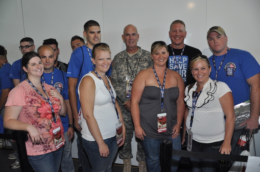 Troops to the Track: Indiana National Guard Soldiers get VIP treatment