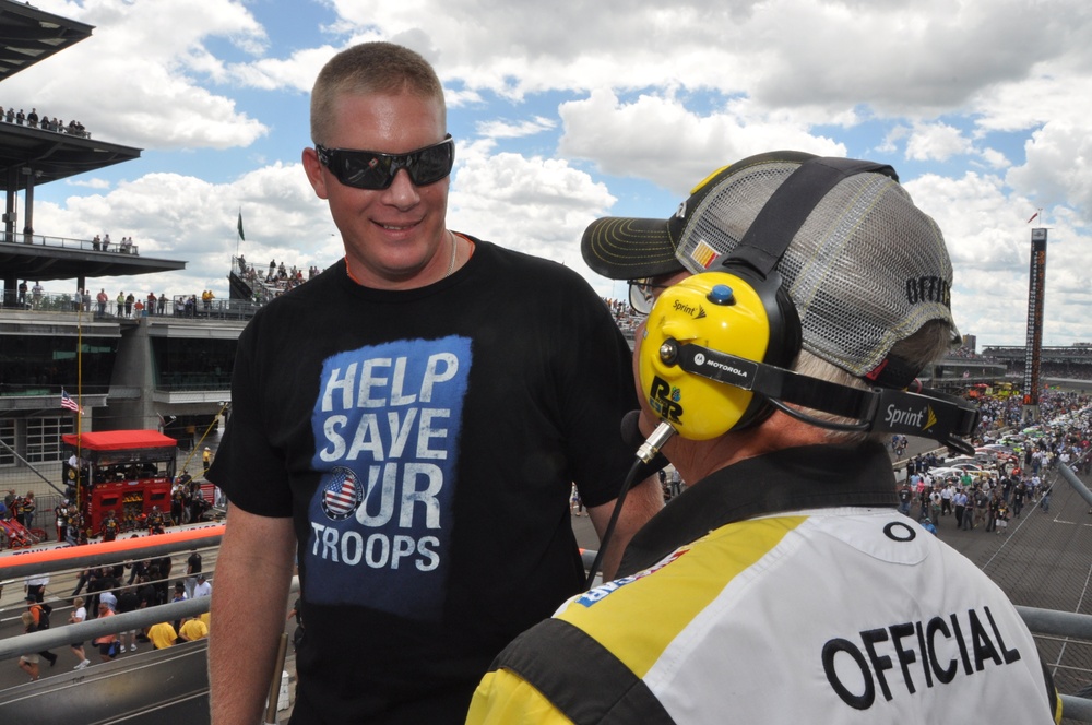 Troops to the Track: Indiana National Guard Soldiers get VIP treatment