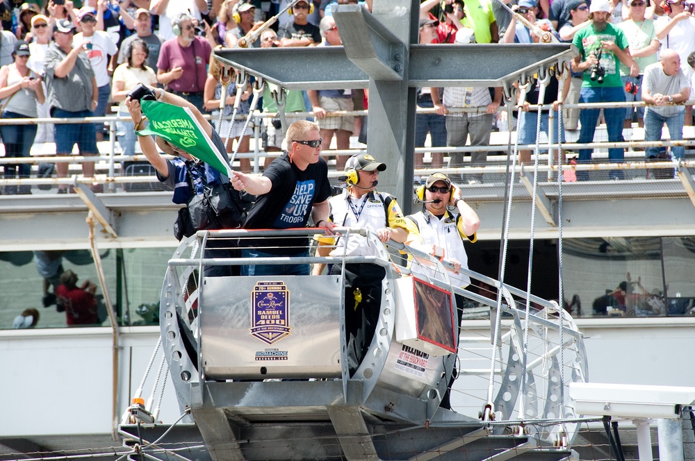 Troops to the Track: Indiana National Guard Soldiers get VIP treatment