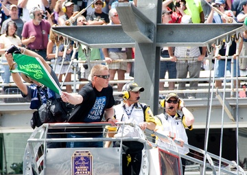 Troops to the Track: Indiana National Guard Soldiers get VIP treatment