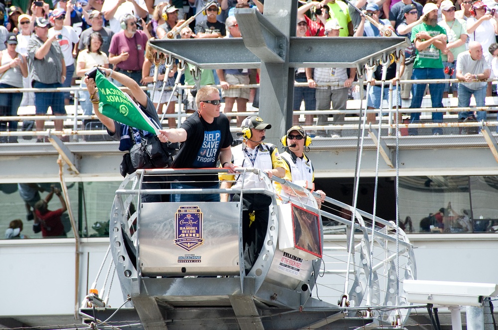 Troops to the Track: Indiana National Guard Soldiers get VIP treatment