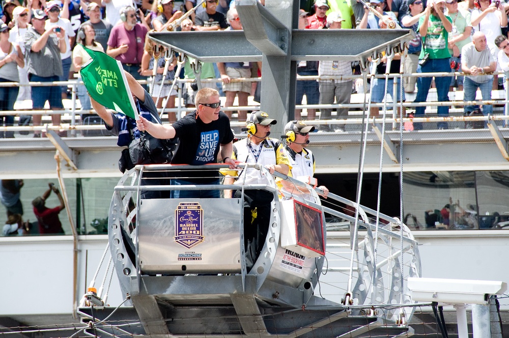 Troops to the Track: Indiana National Guard Soldiers get VIP treatment