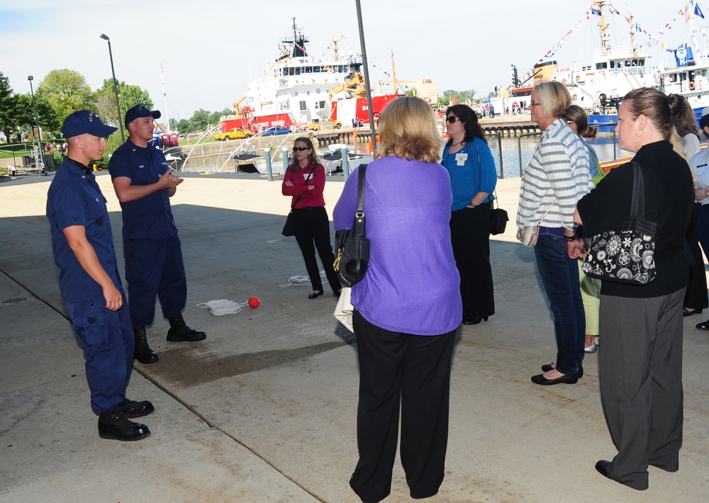 ESGR tours Coast Guard Station Grand Haven