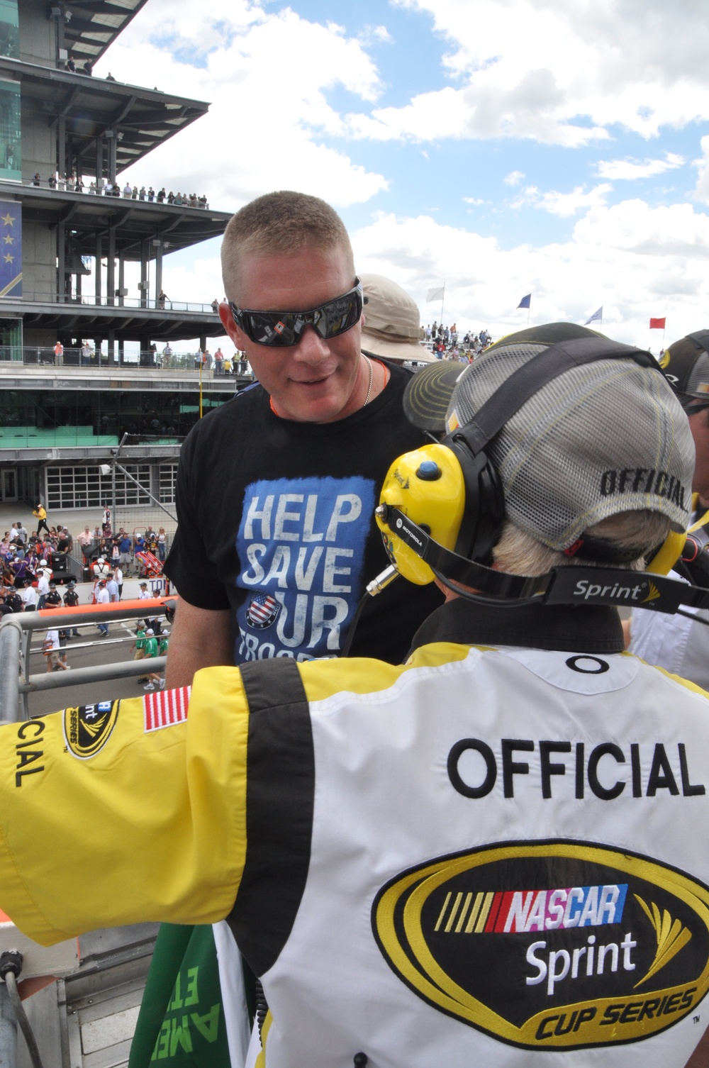 Troops to the Track: Indiana National Guard Soldiers get VIP treatment