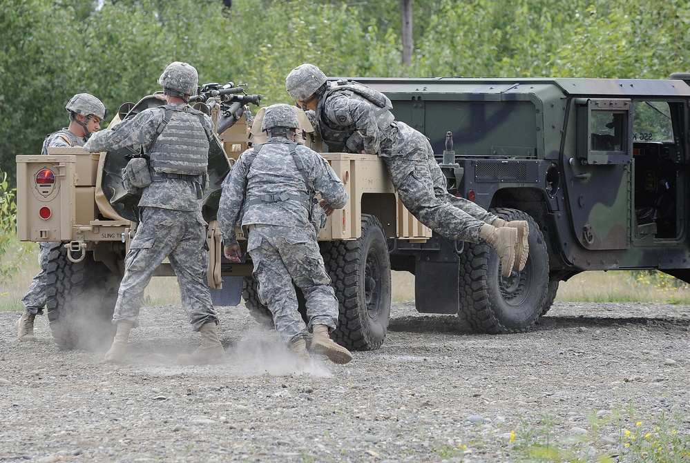 Alaska soldiers conduct civil disturbance training