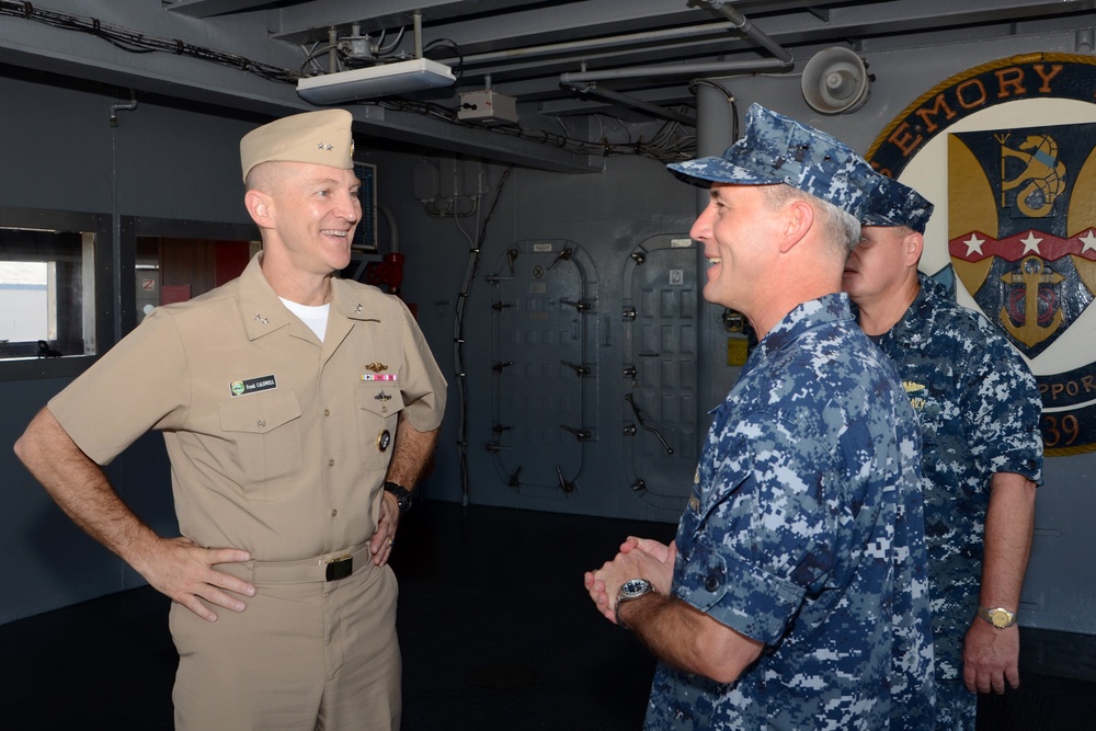 USS Emory S. Land activity