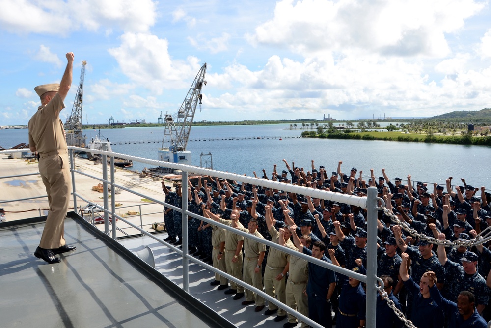 USS Emory S. Land activity