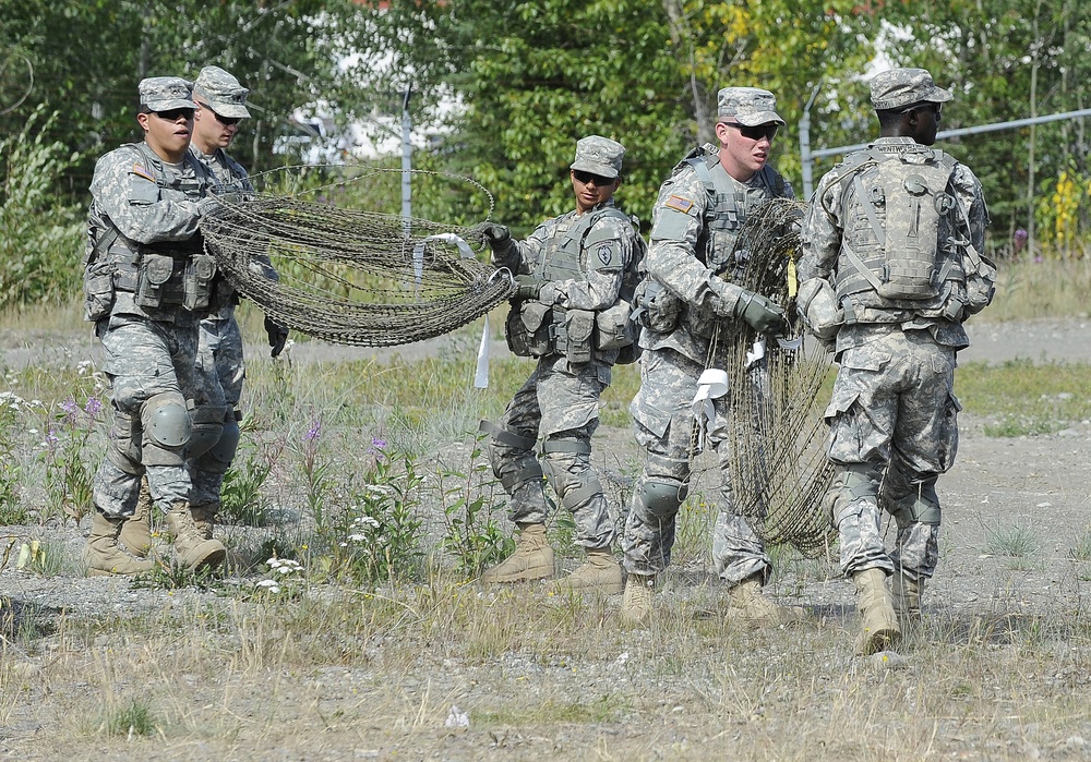 Alaska soldiers conduct civil disturbance training