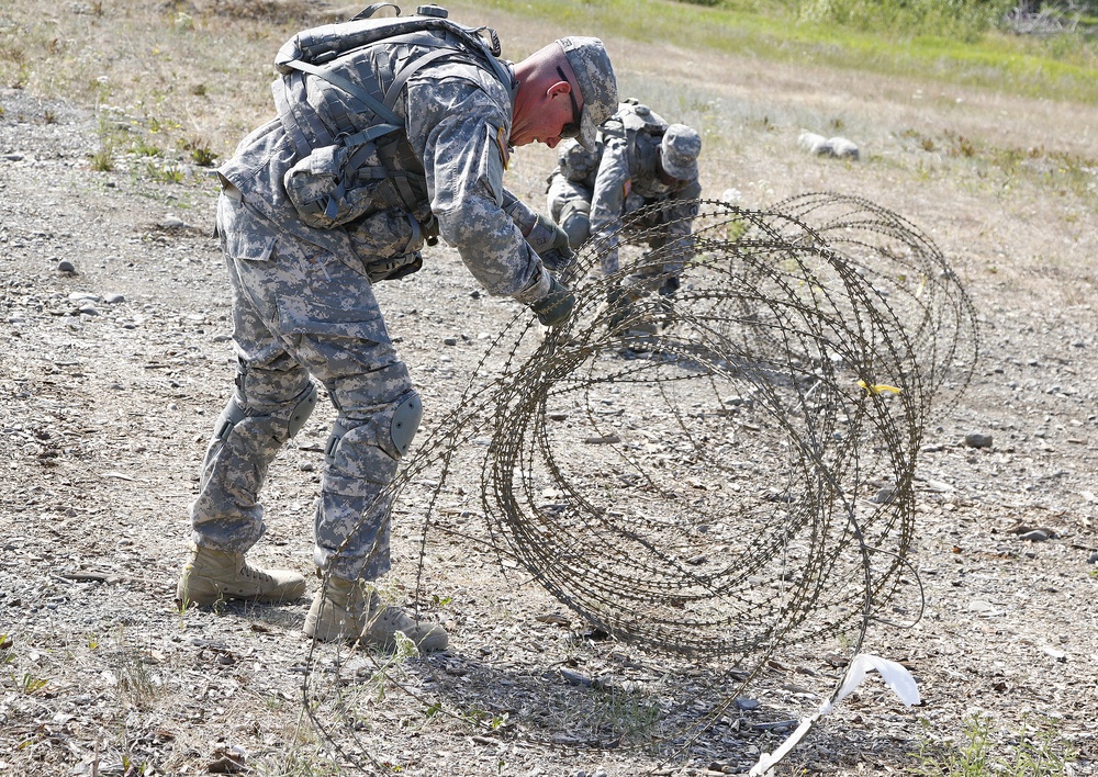 Alaska soldiers conduct civil disturbance training