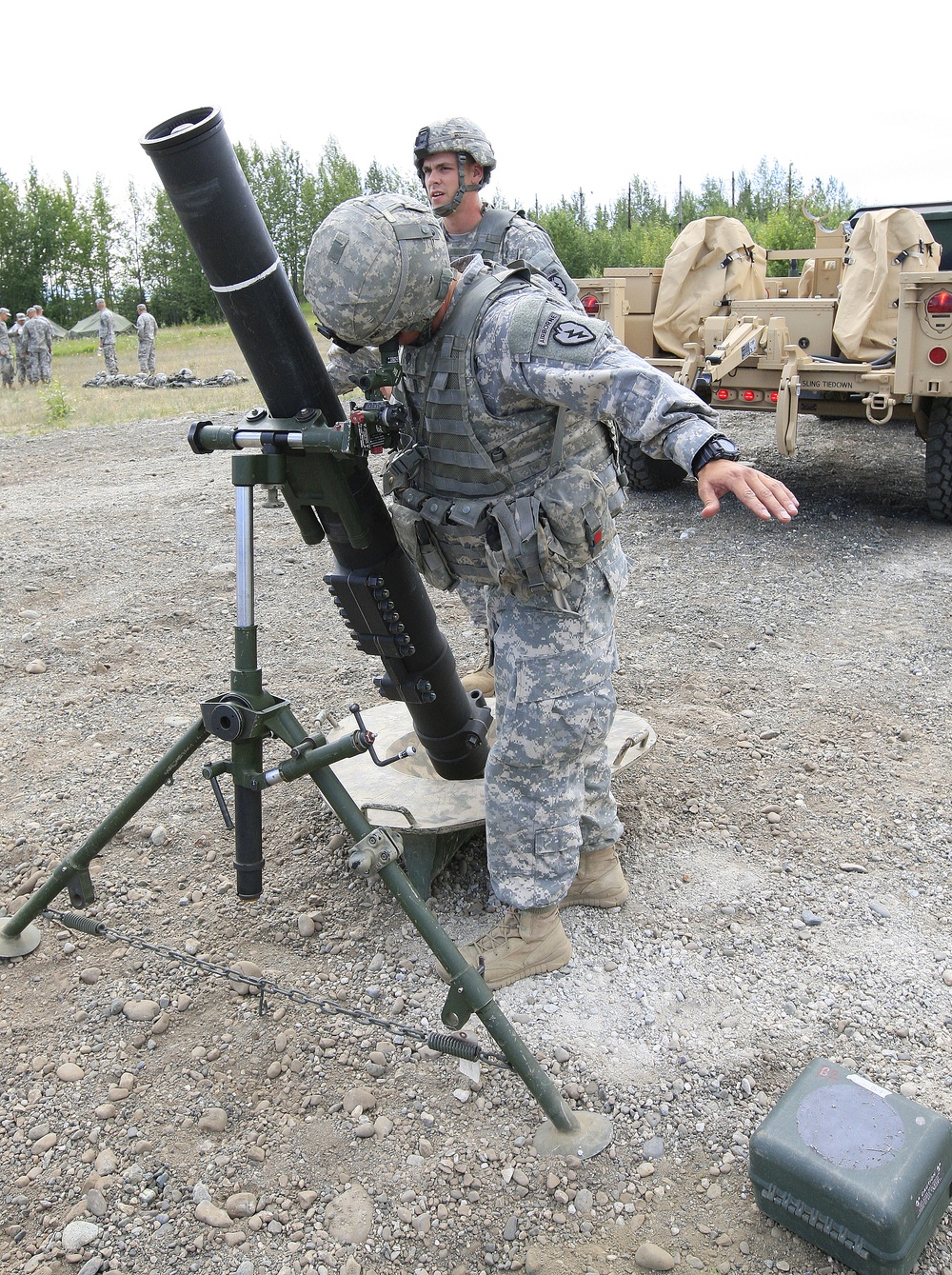 Alaska soldiers conduct civil disturbance training