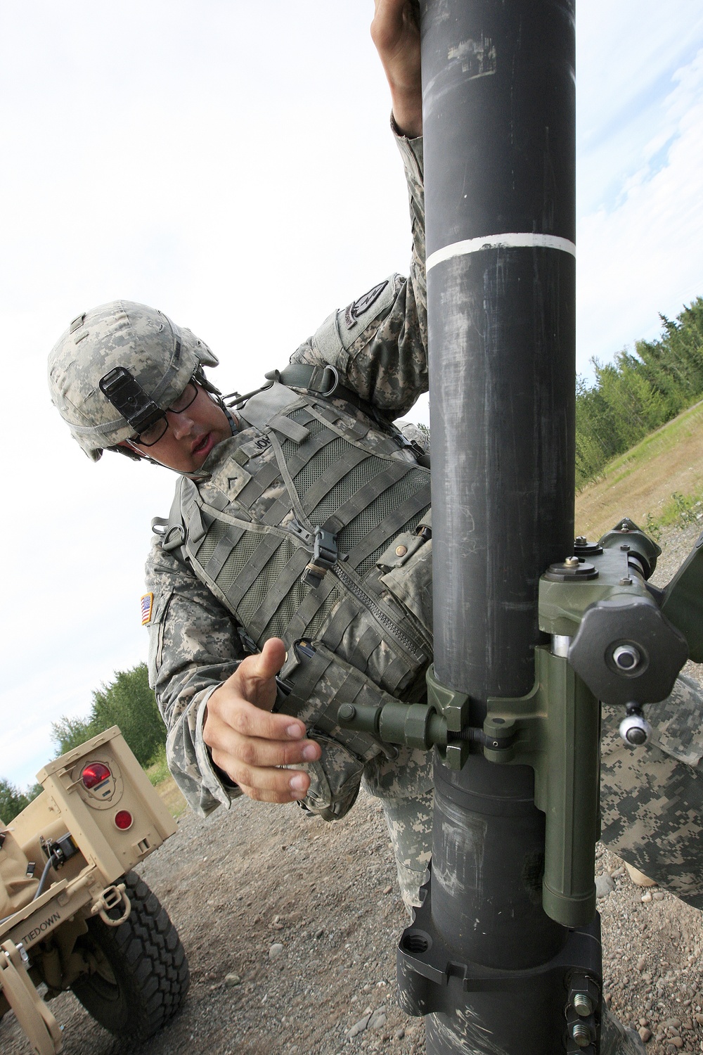 Alaska soldiers conduct civil disturbance training