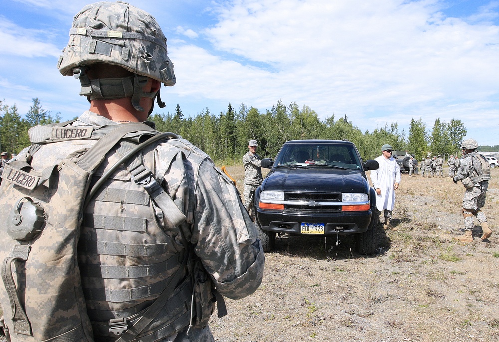 Alaska soldiers conduct civil disturbance training