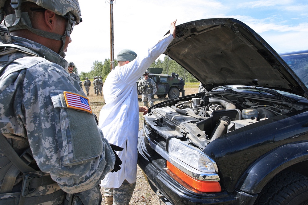 Alaska soldiers conduct civil disturbance training