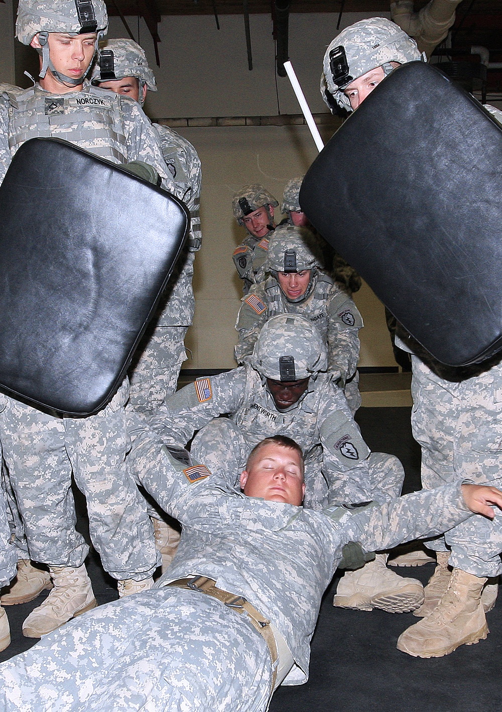 Alaska soldiers conduct civil disturbance training