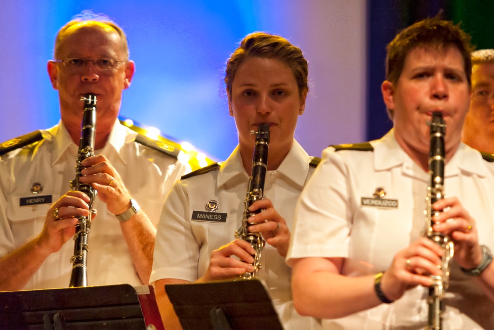 The 246th Army Band last concert of the 2013 summer tour