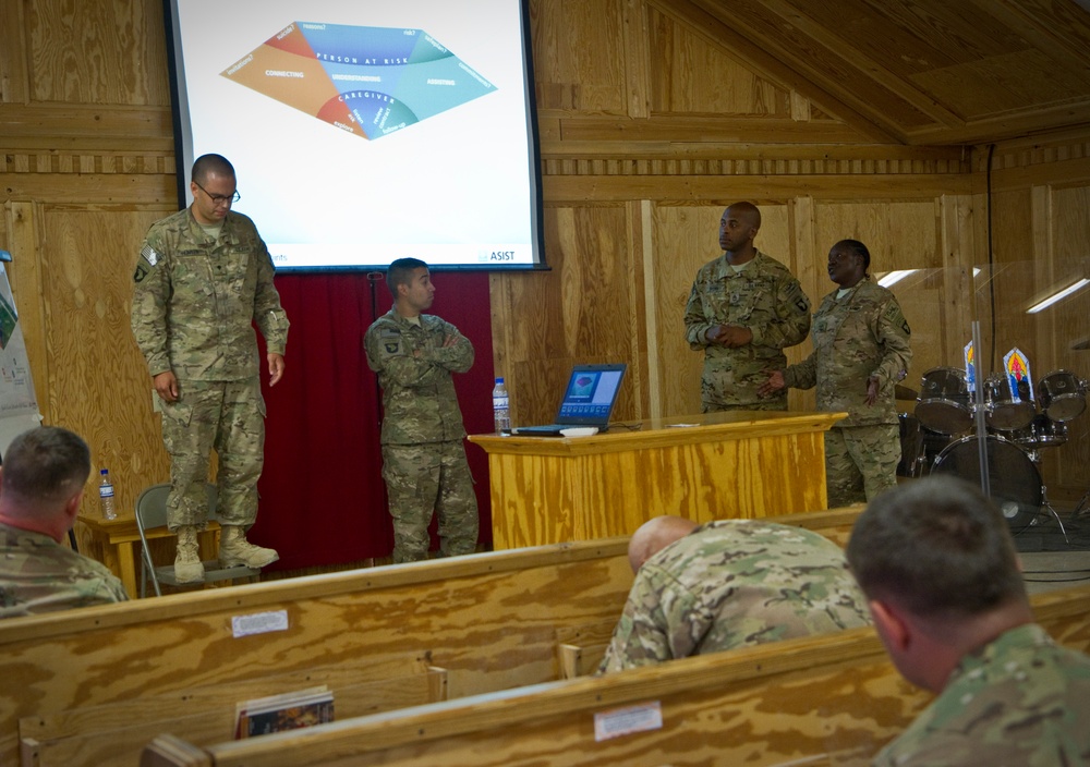 Currahee chaplain assistants provide Applied Suicide Intervention Skills Training