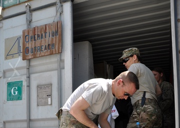 CJIATF 435 volunteers for Camp Phoenix Operation Outreach