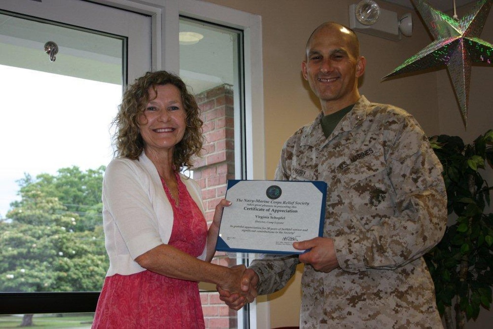 Navy-Marine Corps Relief Society director celebrates 20 years of service