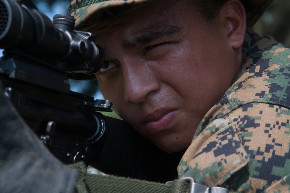 Murfreesboro, Tenn., native training at Parris Island to become U.S. Marine