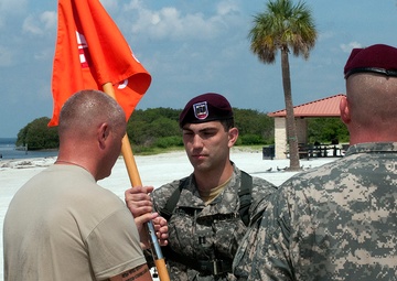 Helocasting, change of command ceremony complete Army Reserve training