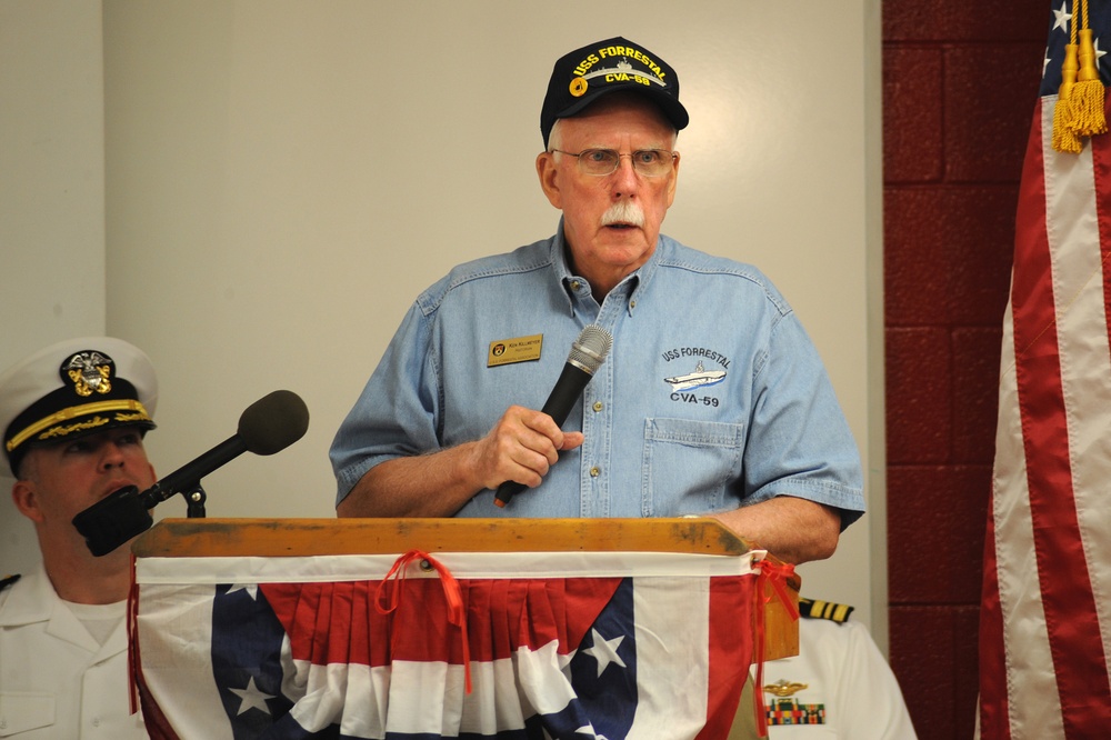 USS Forrestal memorial ceremony