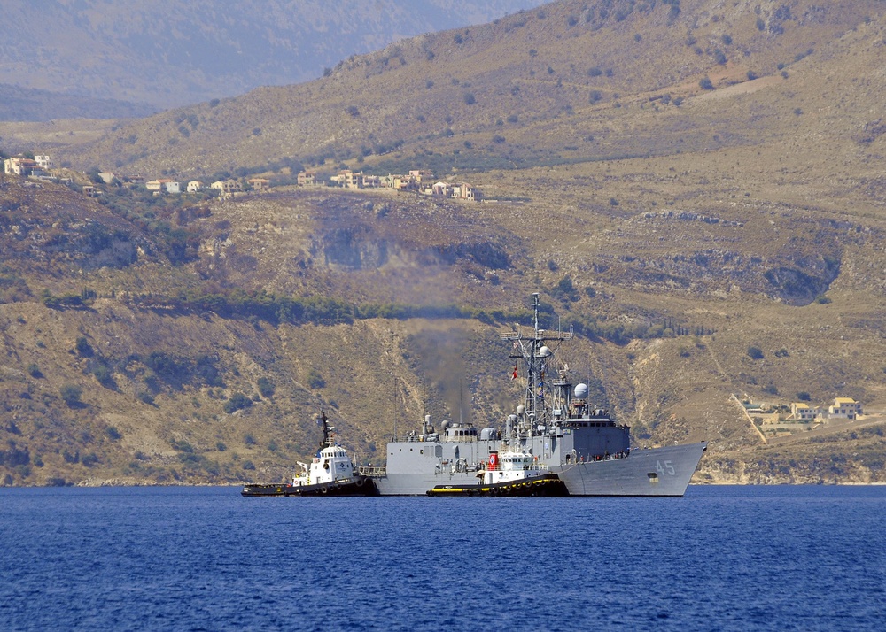 USS De Wert visits Greece