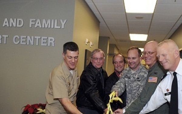 Military and Family Support Center ribbon cutting