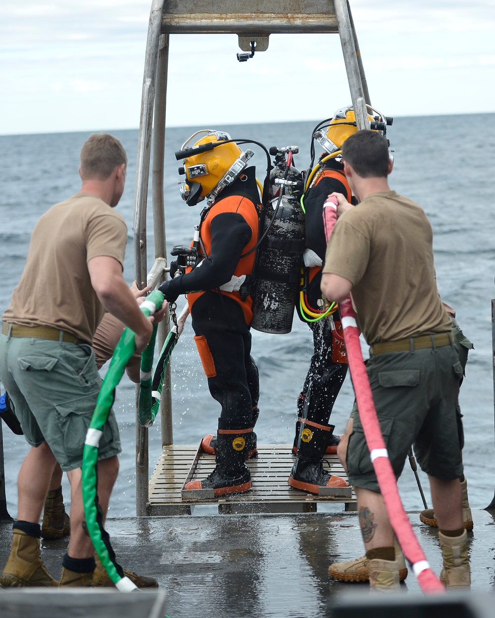 Navy Sailors, Divers Find and Salvage