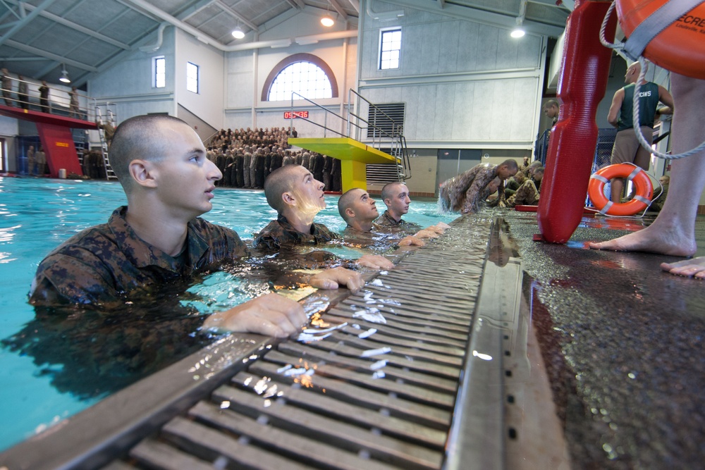 Photo Gallery: Marine recruits swim through training