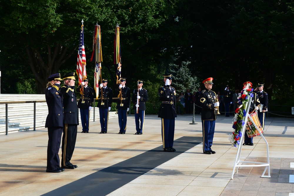 MPD chief wreath laying