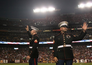 Wray-native Marine recognized at Redskins game