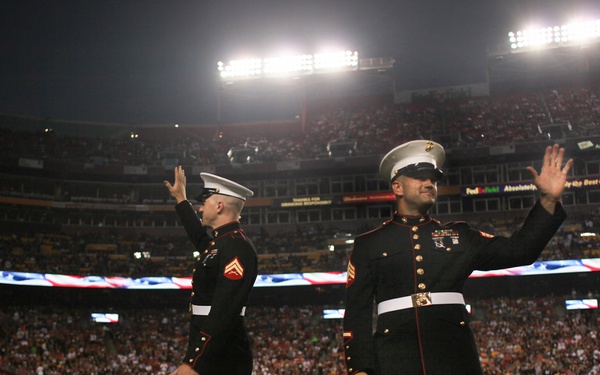 Wray-native Marine recognized at Redskins game
