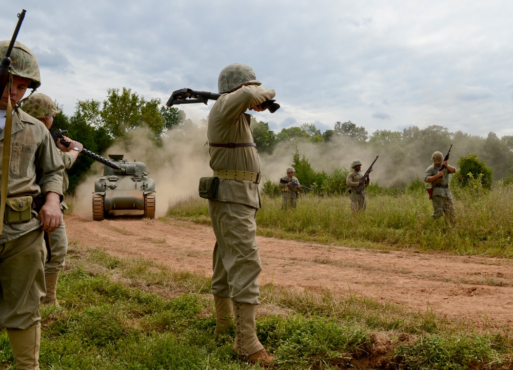 Single Marines experience history alive