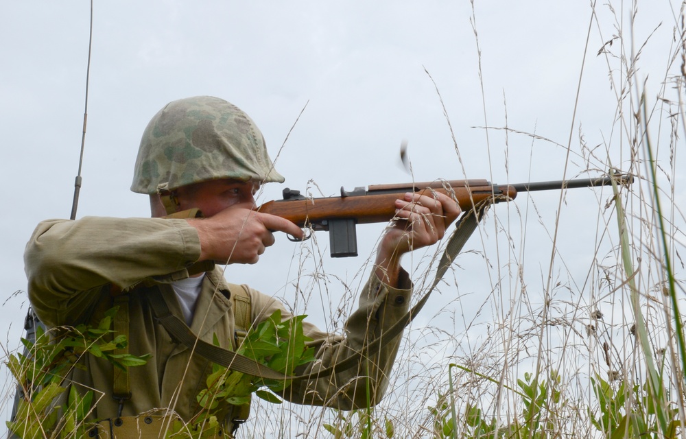 Single Marines experience history alive