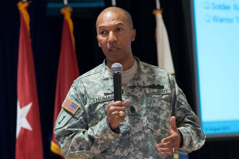 Command Sgt. Maj. Thomas: Remaining ready, relevant, reliable and responsible