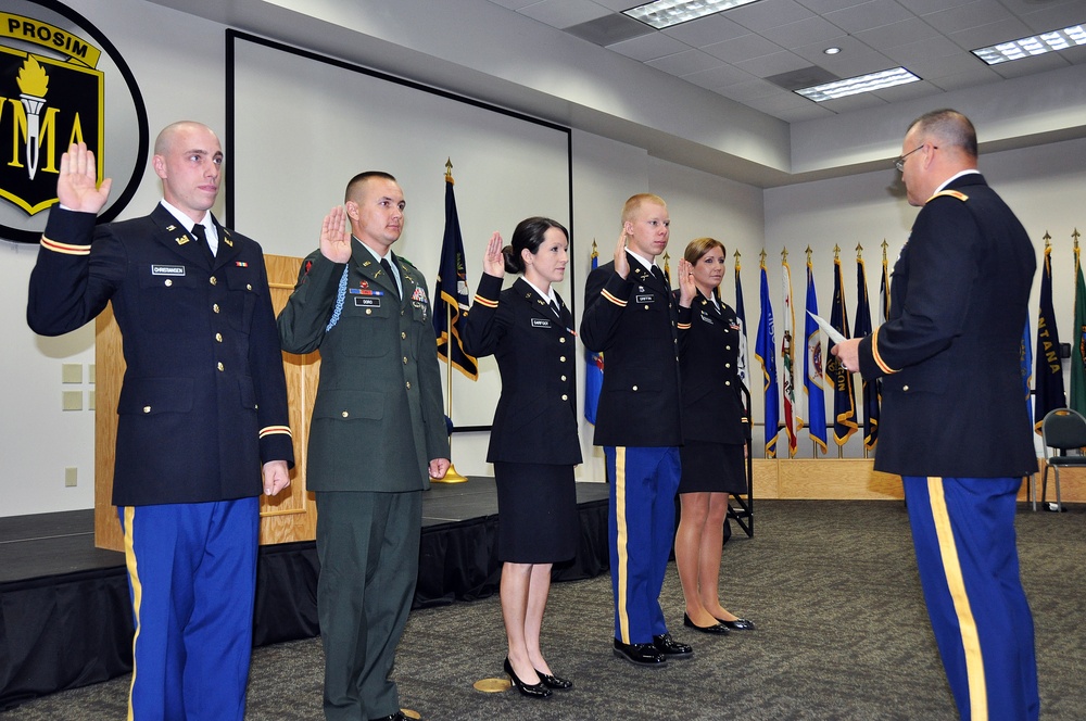 Five OCS candidates sworn in during graduation ceremony