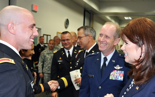 Five OCS candidates sworn in during graduation ceremony