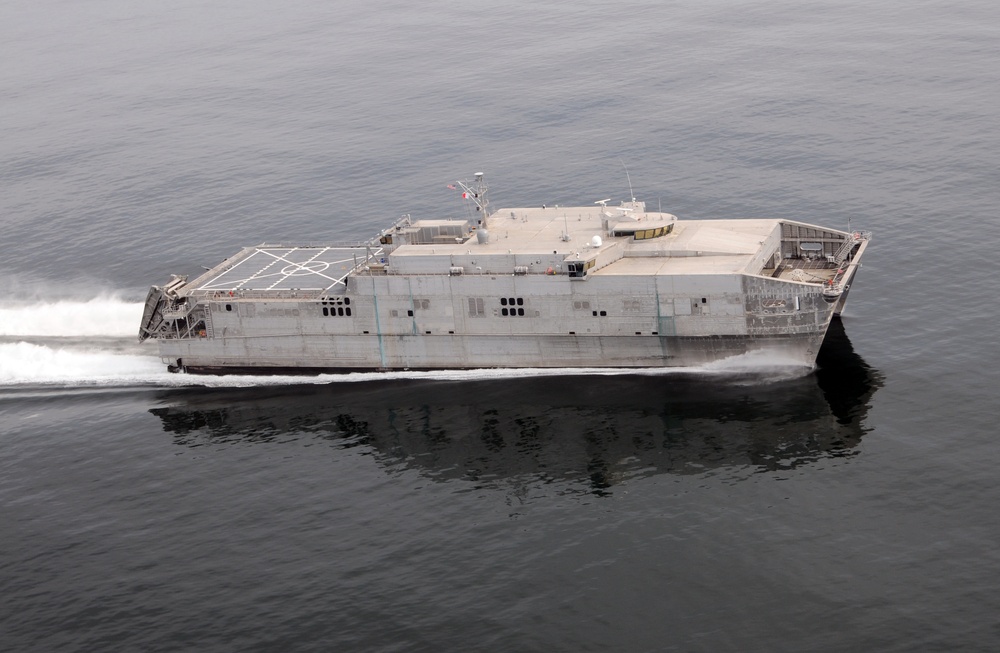 USNS Spearhead high-speed trials