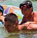 Okinawa families make splash with service members
