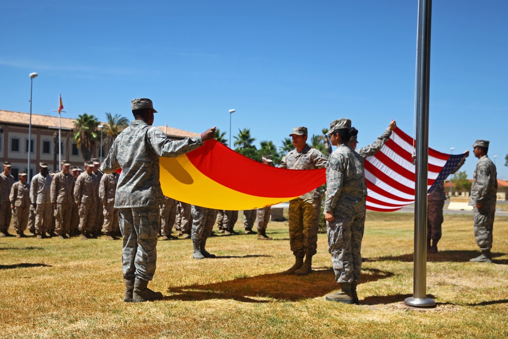 Colors Ceremony at Moron Air Base, Spain