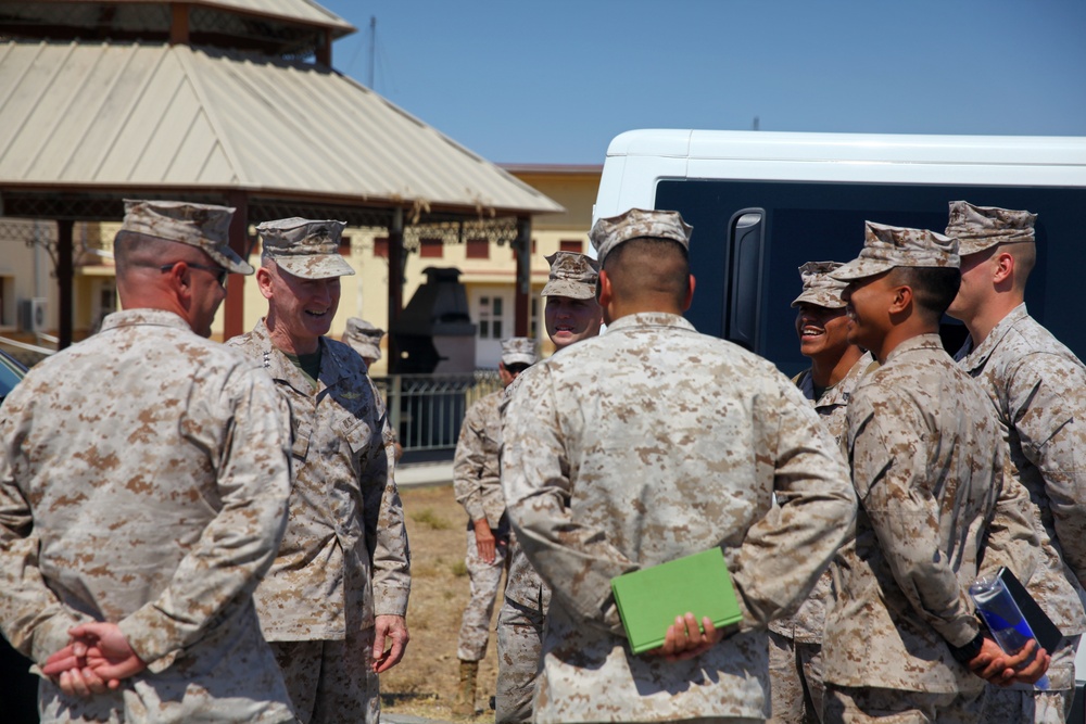 Lt. Gen. Tryon visits SP-MAGTF Crisis Response