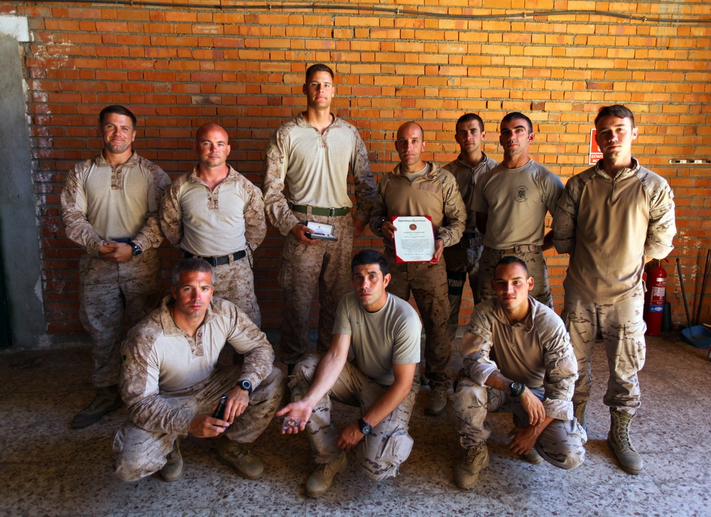 Newest Marine unit trains with Spanish soldiers