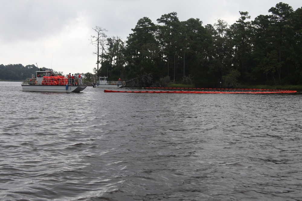 Cherry Point response team evaluated on HAZMAT cleanup