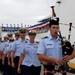 Change of command ceremony for the Coast Guard Cutter Stratton