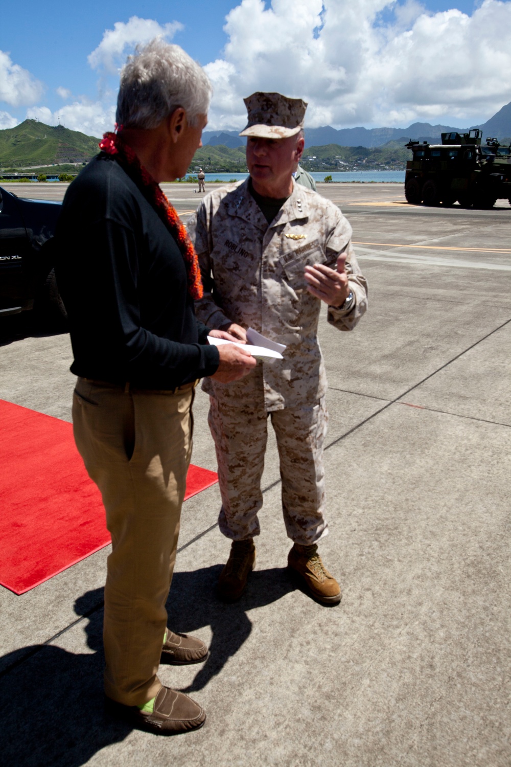 Secretary of Defense Visit to Hawaii 2013