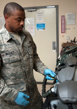 Deployed technicians maintain life-saving equipment