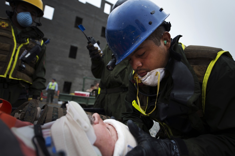 Chemical Biological Incident Response Force Marines train to respond to world crises