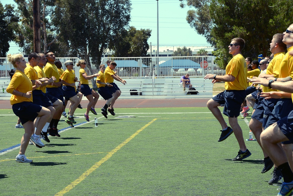 Mock physical fitness assessment